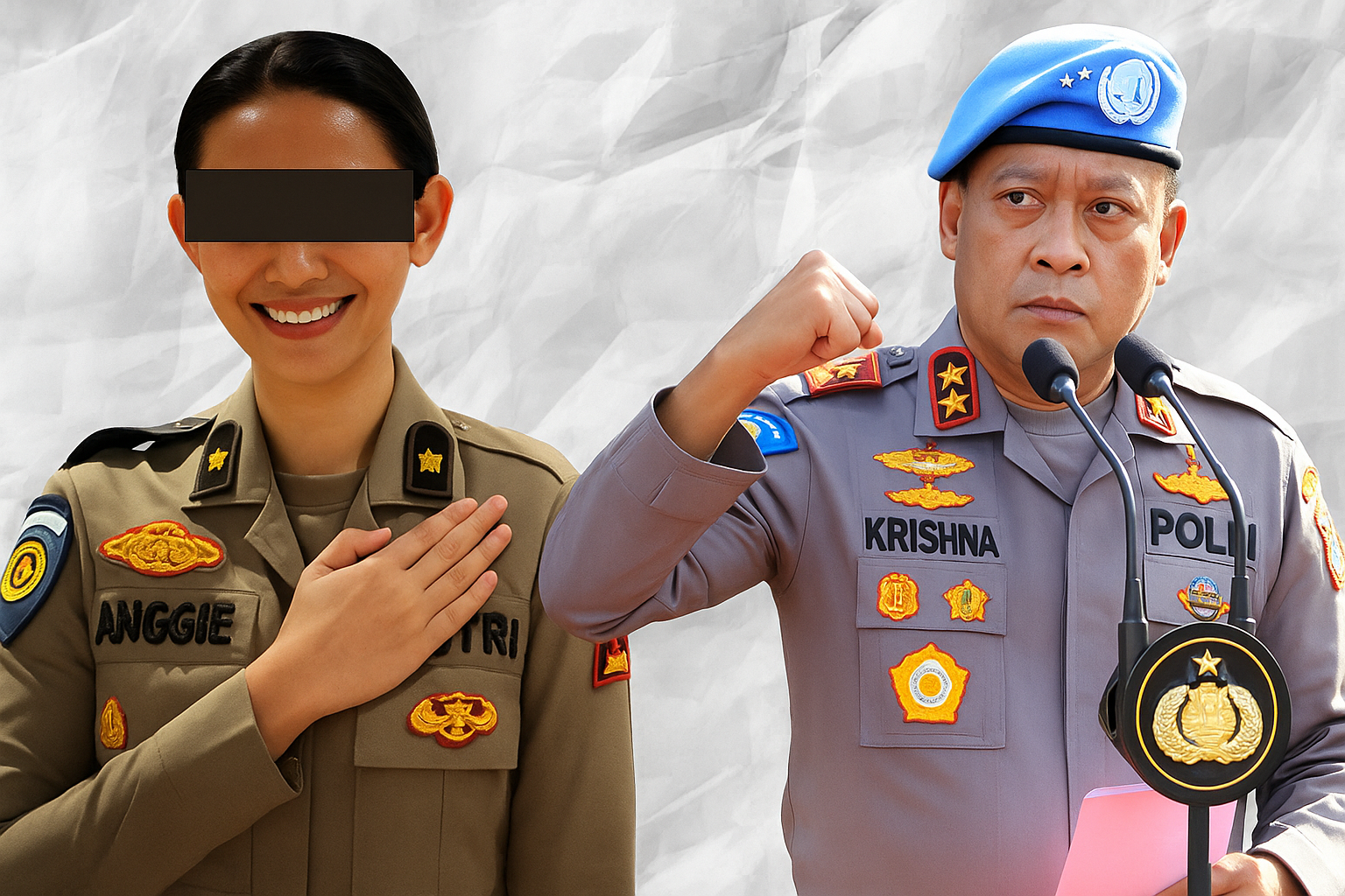 Dugaan skandal asmara antara Irjen Krishna Murti dan Kompol Anggraini Putri masih menjadi perbincangan hangat, terutama di media sosial. (IG@divisihumaspolri &X)
